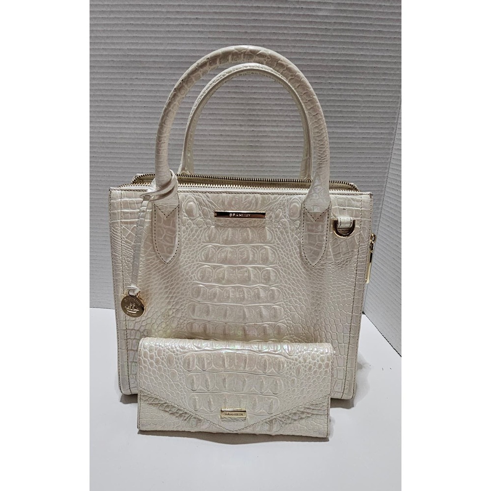 Brahmin Cream Shoulder Bag